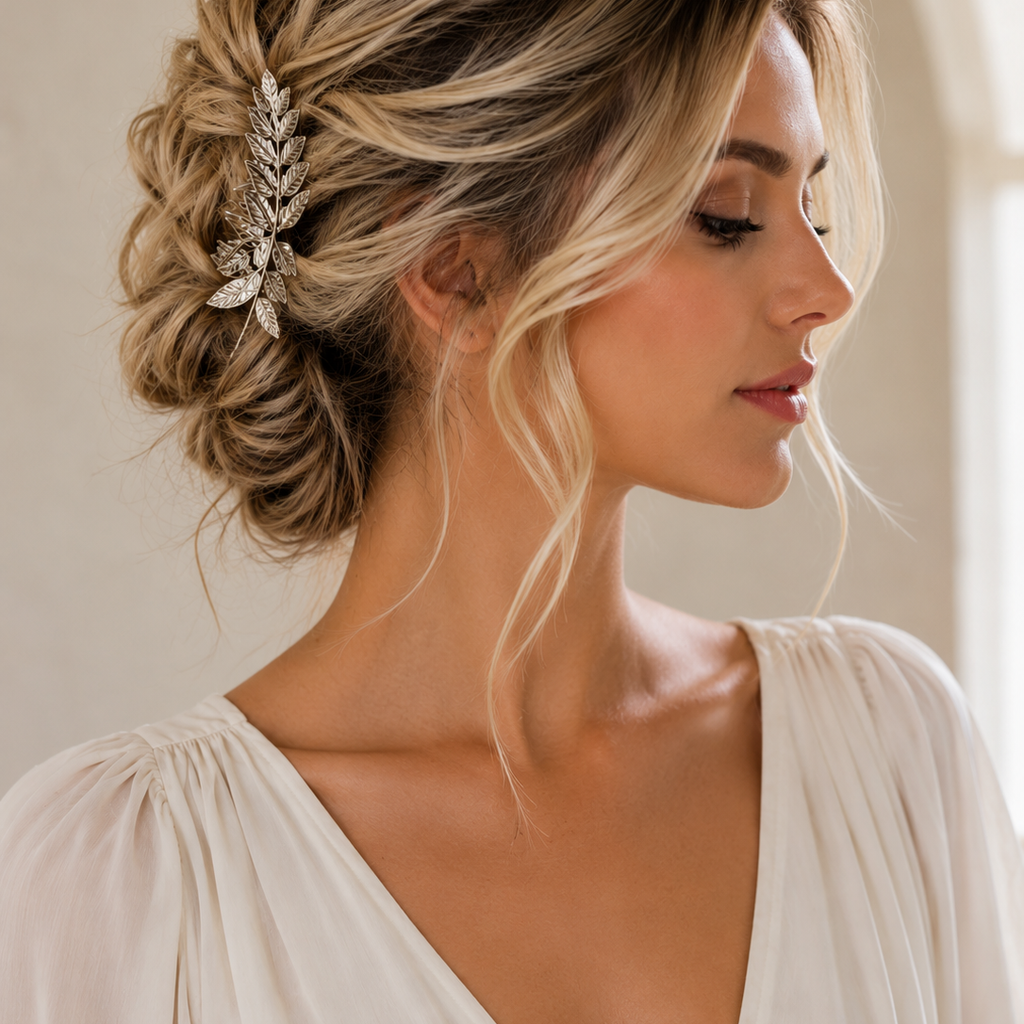 Accessoire Cheveux Rétro Doré