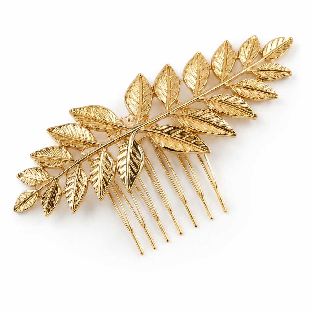 Accessoire Cheveux Rétro Doré